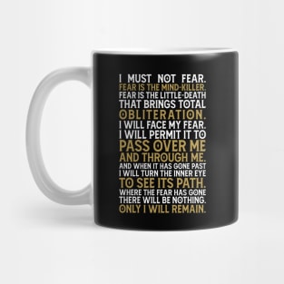 Litany against fear Mug